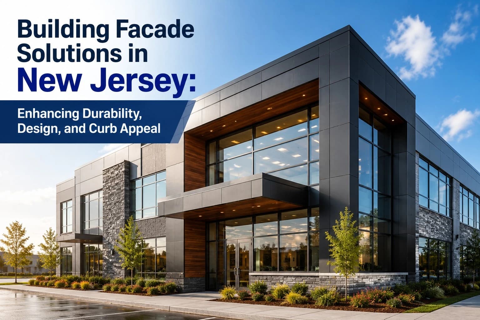 Building Facade Solutions in New Jersey: Enhancing Durability, Design, and Curb Appeal